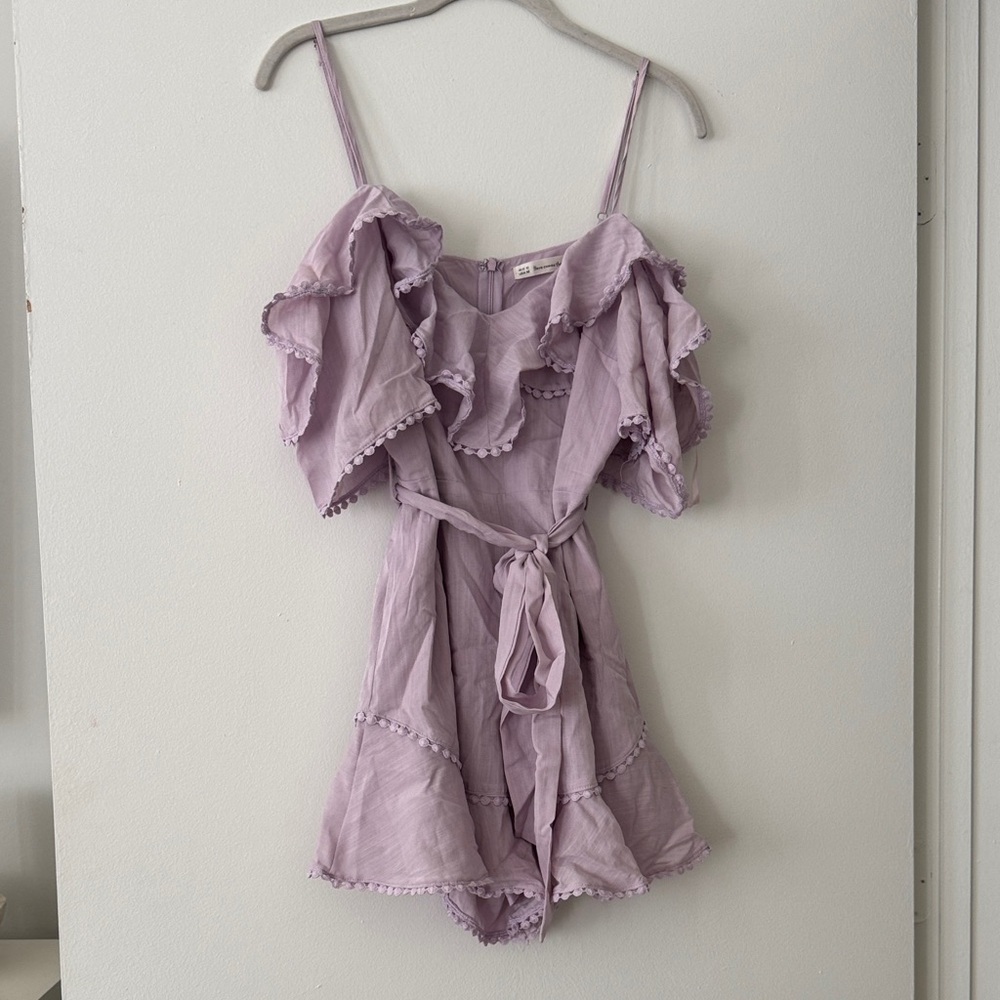 Lavender Ruffle Dress